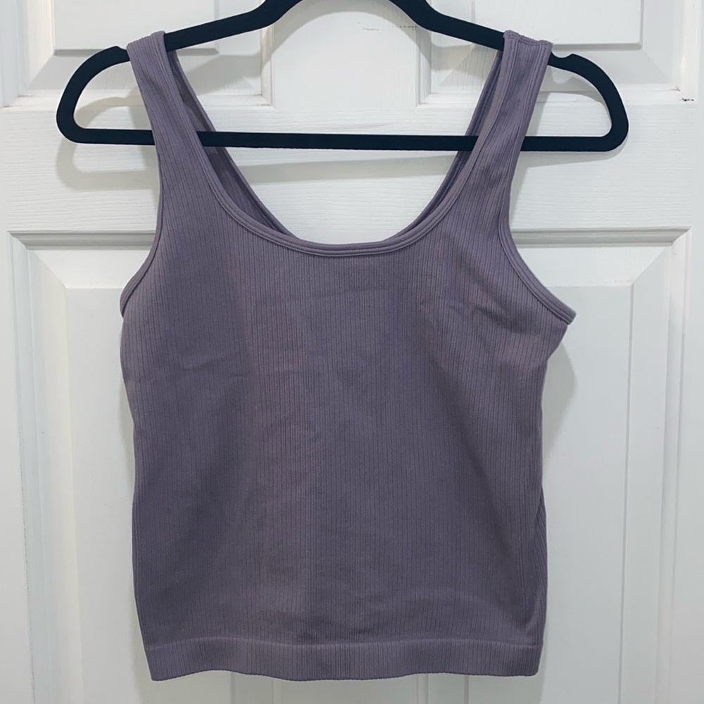 Gray Sleeveless Women's Top